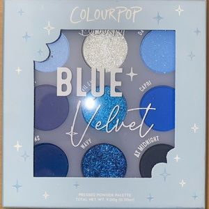 Colourpop Blue Velvet Pressed Eyeshadow Powder Palette